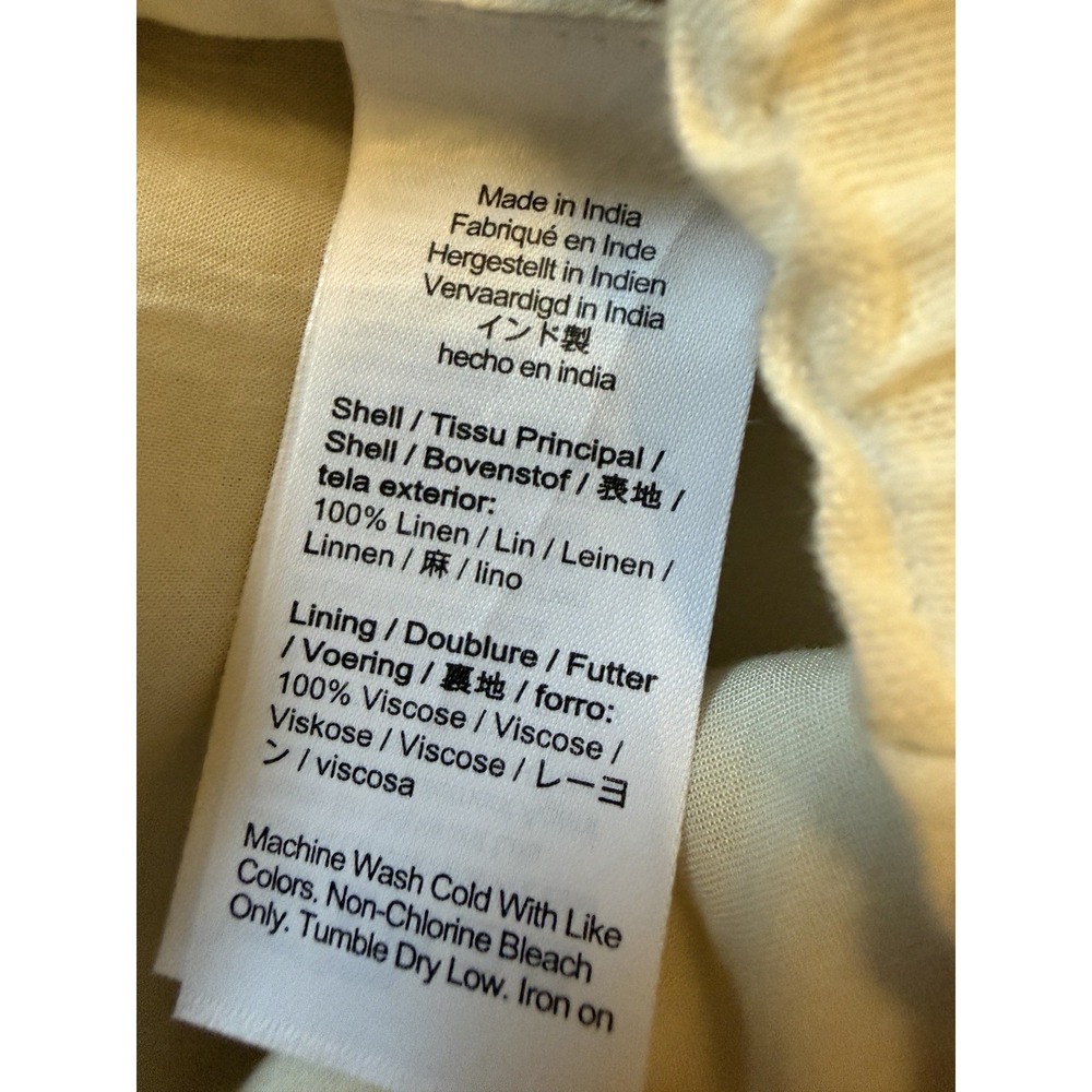 J.Crew 7" Stratus Short in Linen Women's XXS Floral Block Print NWT - Picture 7 of 9